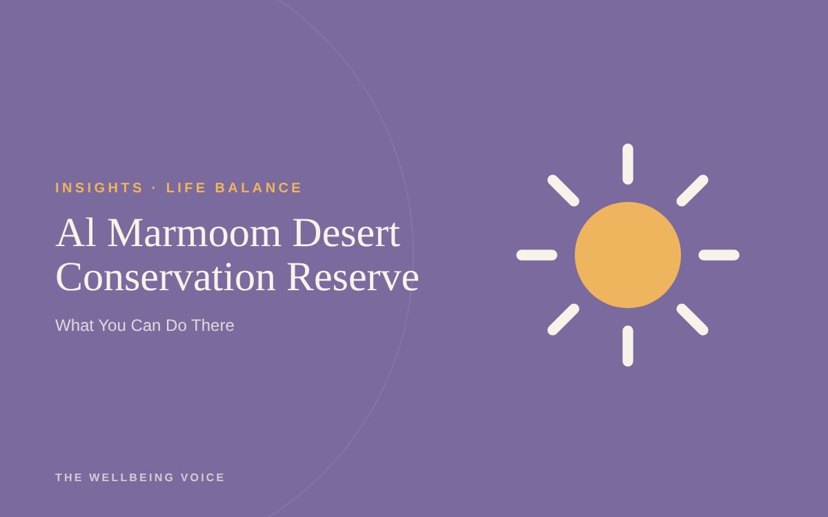 Al Marmoom Desert Conservation Reserve