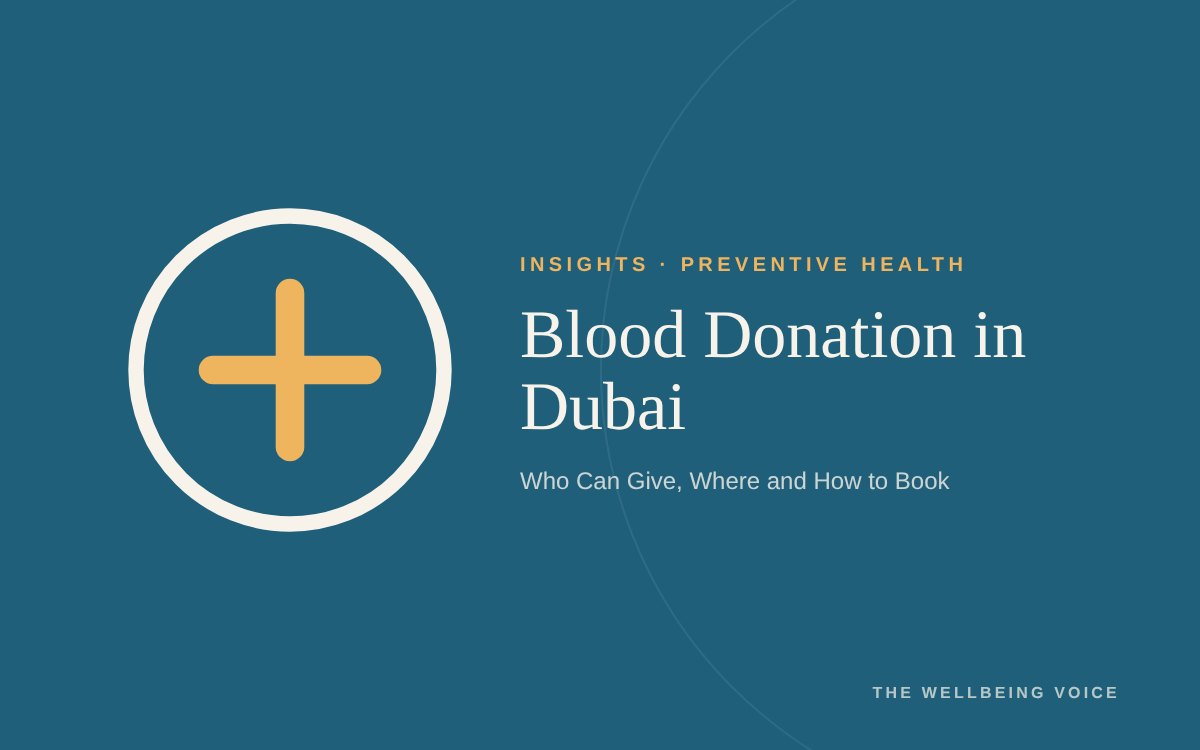 Blood Donation in Dubai