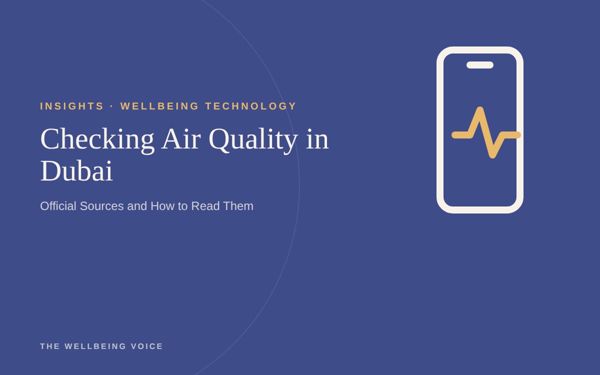 Checking Air Quality in Dubai