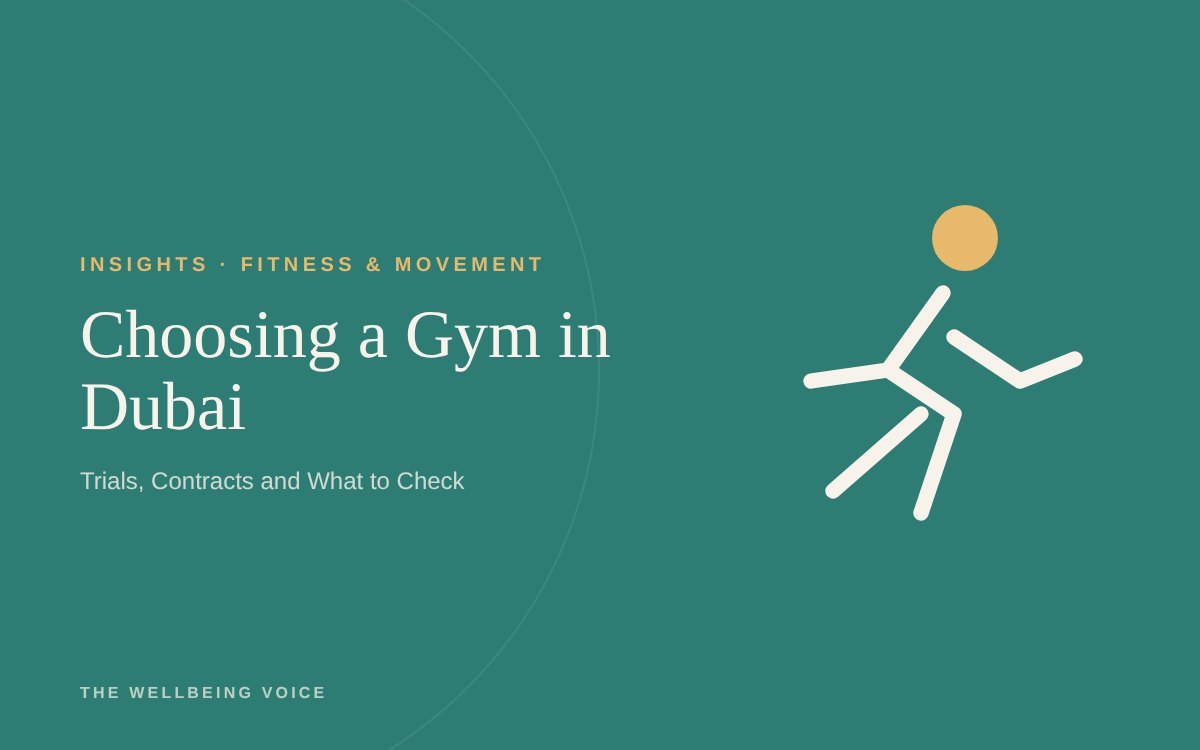 Choosing a Gym in Dubai