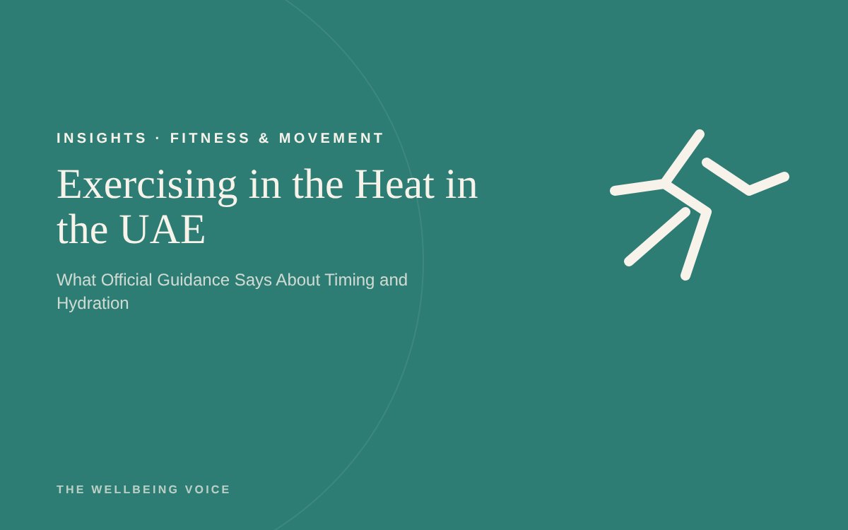 Exercising in the Heat in the UAE