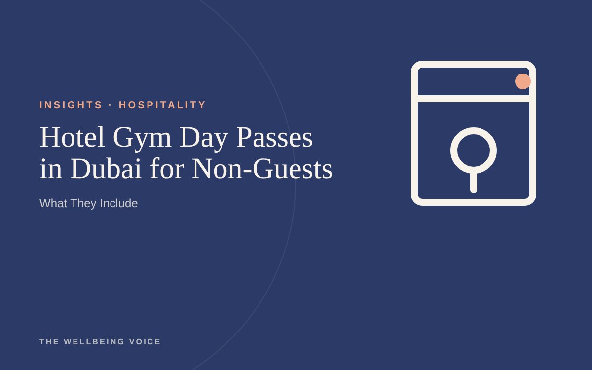 Hotel Gym Day Passes in Dubai for Non-Guests