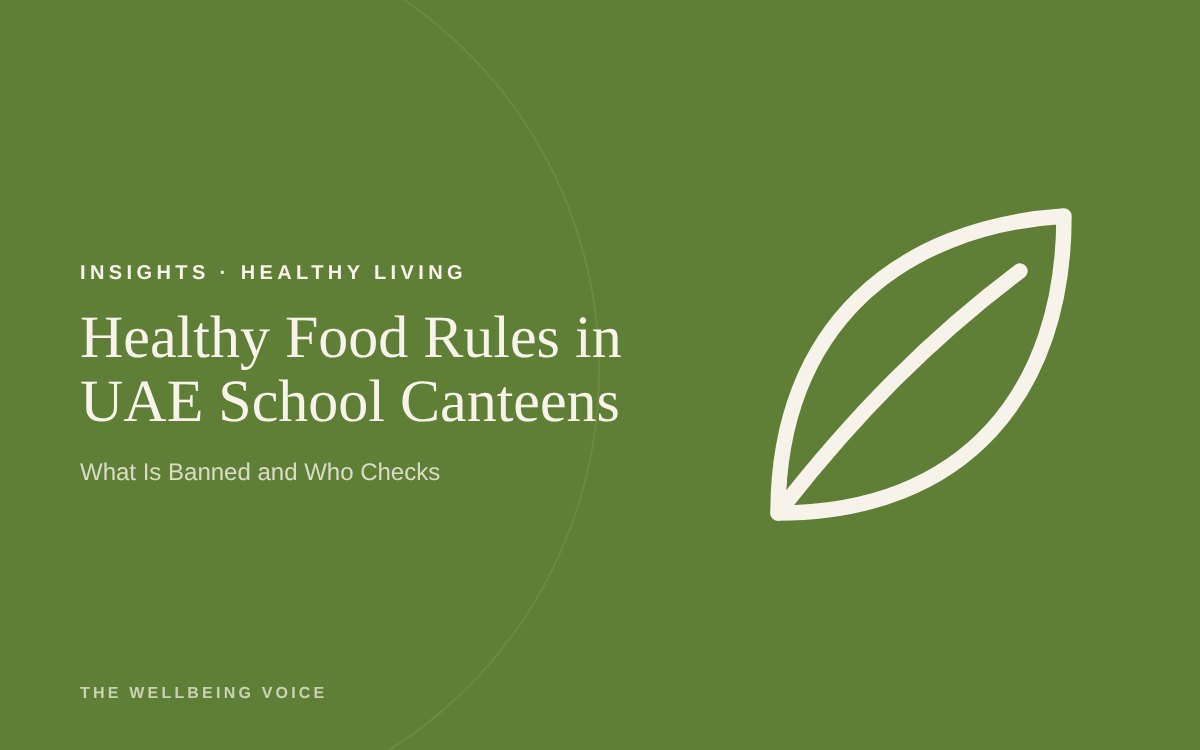 Healthy Food Rules in UAE School Canteens